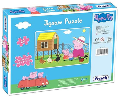 Frank Peppa Pig Jigsaw Puzzle (60 Pieces) for Kids for Focus and Memory - 60405