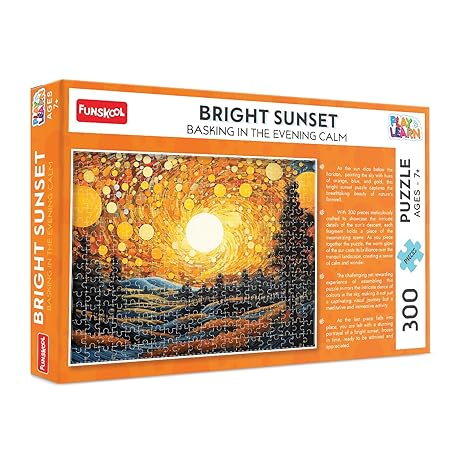 Funskool Bright Sunset Jigsaw Educational 300 Pieces Puzzle Toy