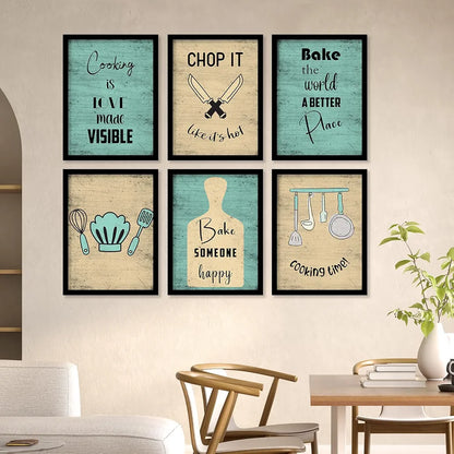 Kotart Restaurant Quotes Framed Posters for Kitchen Wall Decoration Kitchen 5