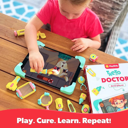 PlayShifu Tacto Doctor AR-Powered STEM Pretend Play Toys for Kids -STEM Kit with 3 Interactive Games and 100+ Fun Learning Levels 