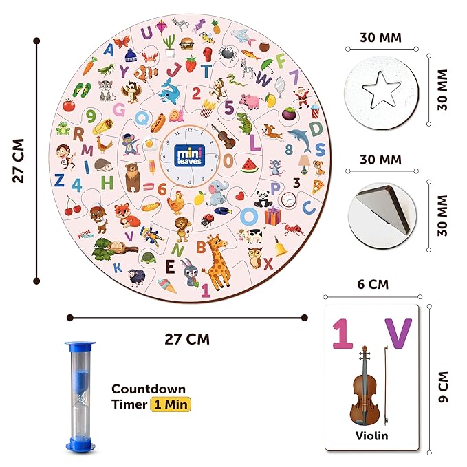 Mini Leaves Children's Fun Board Game Detective Party Find Picture Game Family Interactive Game Early Education Puzzle Toys