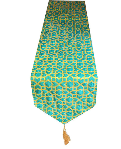 Pink Parrot Durable Dopian Silk Table Runner Colour Multicolour