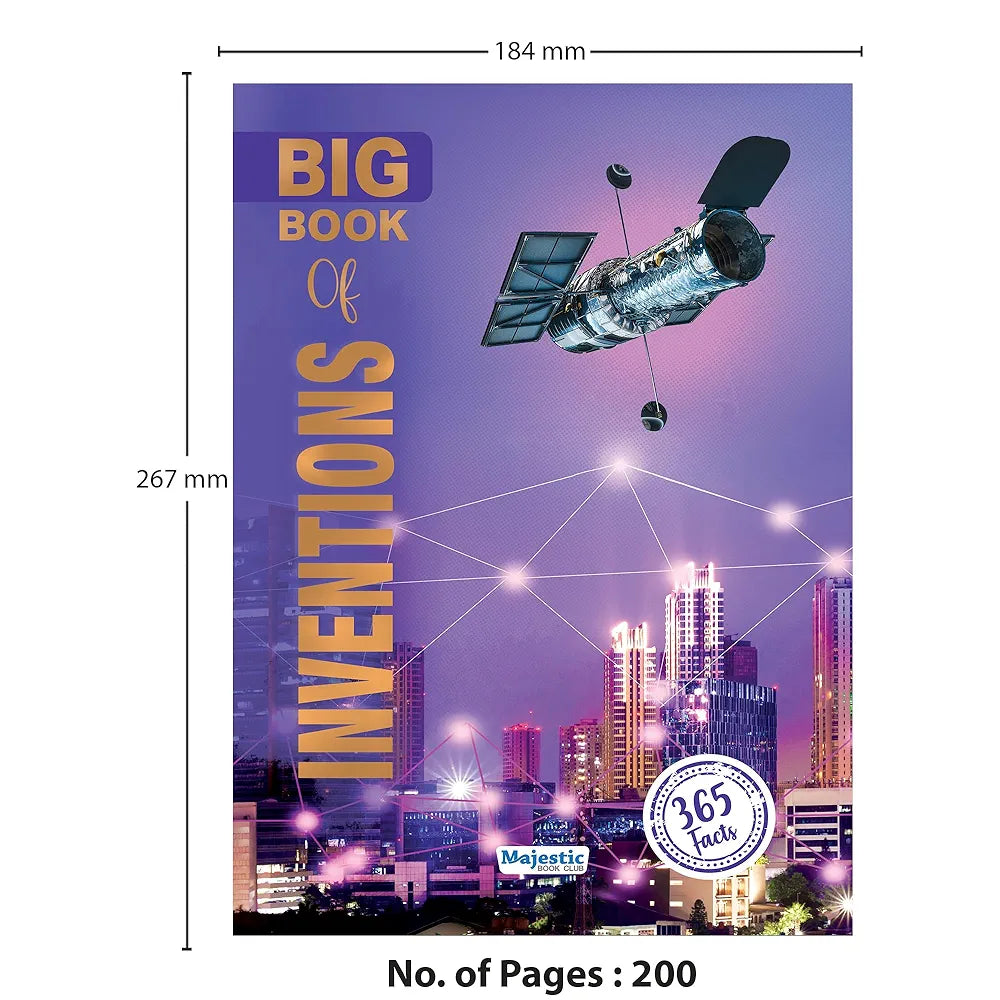 Majestic Book Club’s Big Book of Inventions | 365 Fascinating Facts | Educational Encyclopedia For Kids Age 8+ | Fact Book