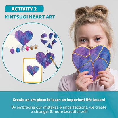 Chalk and Chuckles Paper Beyoutiful Me Art and Craft Kit Ages 8-14, Scratch Art | Multiple Activities in a Box