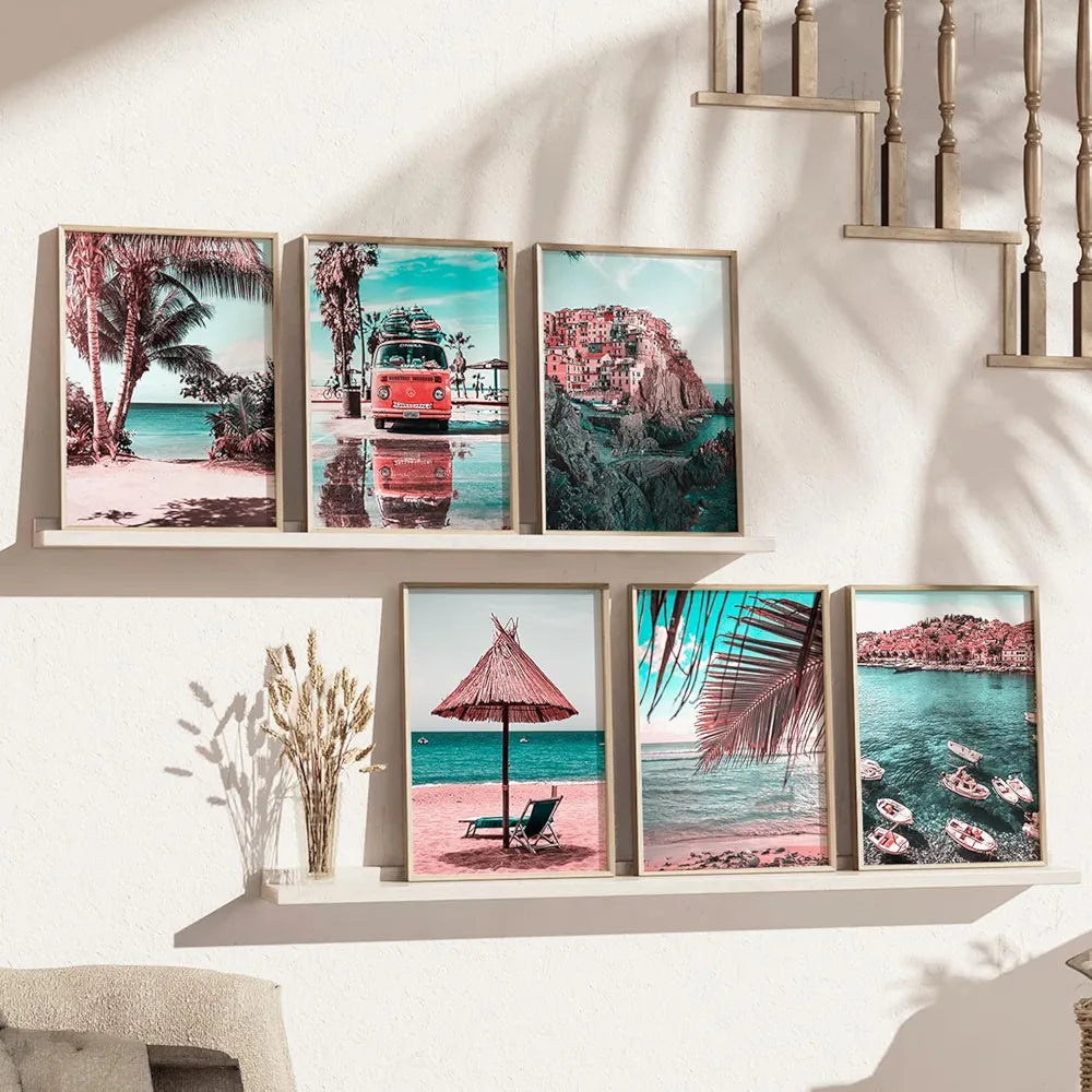 Kotart Travel Theme Digital Painting Travel Inspired Wall Art Prints B