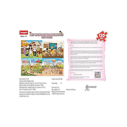 Funskool Play & Learn My Memorable Moments 4in1 Educational 4x30 Pieces Puzzle
