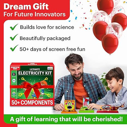 Einstein Box Ultimate Electricity Kit Science Project Kit Electronic Circuits Toys for Kids