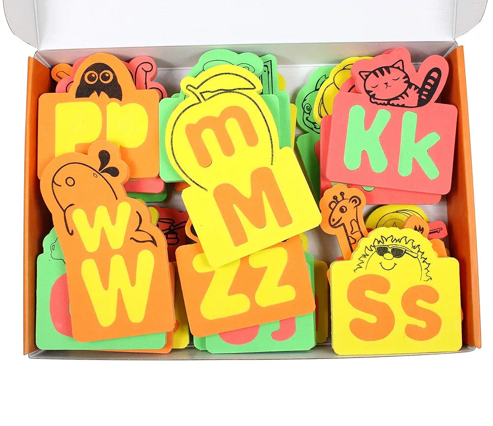Butterfly EduFields ABCD Alphabets Learning Toys for Kids 3 to 5 Years, Self-Correcting Puzzle, Capital Letters & Associated Objects- Soft, Safe & Durable Foam