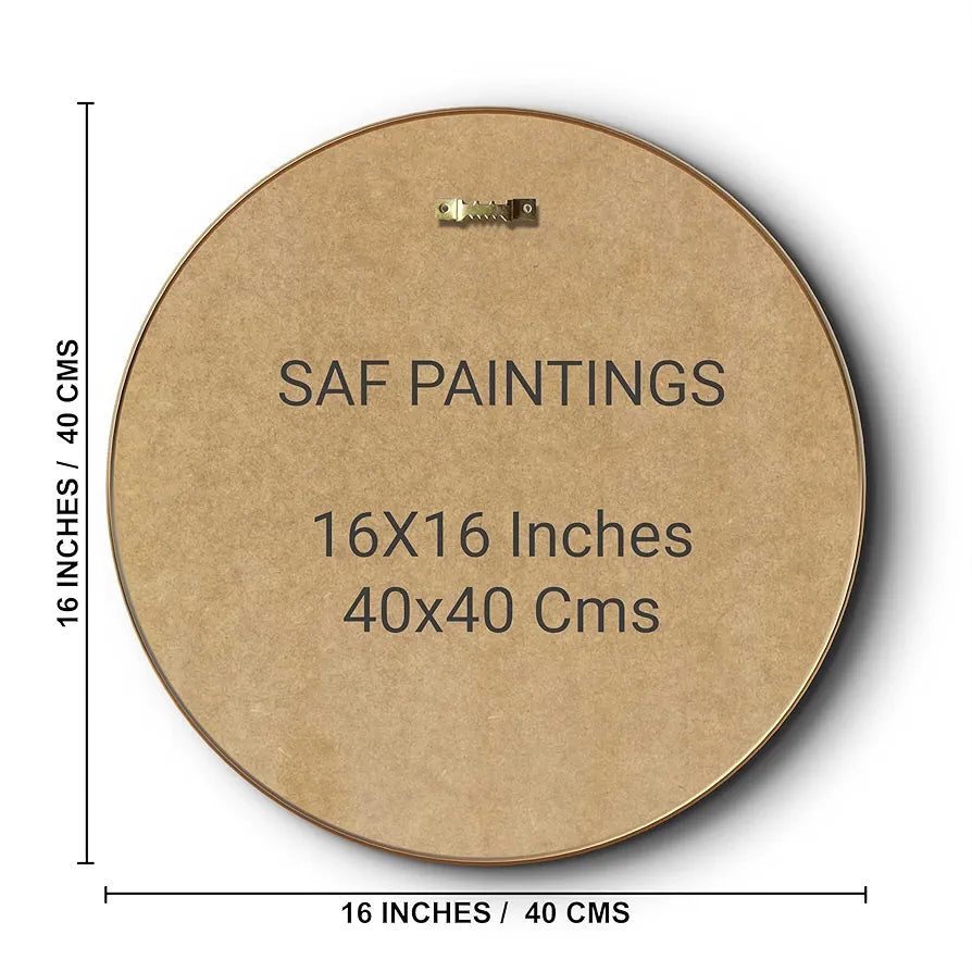 Livin'luxe Paintings Fish Abstract Modern Art Premium Sparkle Lamination Golden Slim Frame Large Size GRM-17