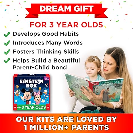Einstein Box Featuring Disney for Boys & Girls Educational Toys Learning and Educational Gift of Toys