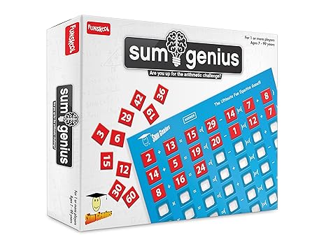 Funskool Games Sum Genius Educational Game for Children Maths The Ultimate Fun Equation Game For Kids