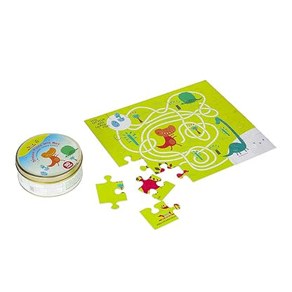 CocoMoco Kids Dinosaur Puzzle for Kids 30 Pieces Jigsaw Puzzle Educational Learning Toy