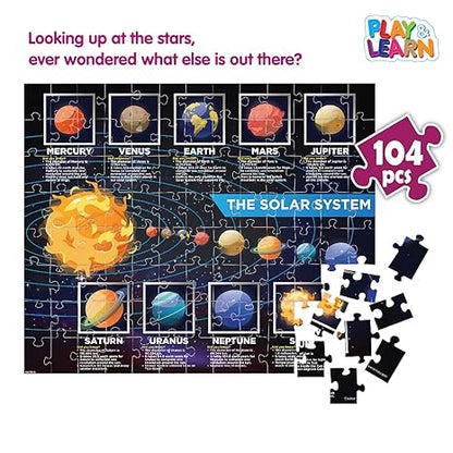 Funskool Play & Learn Play & Learn-Solar System Educational 104 Pieces Puzzle