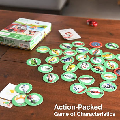 Chalk and Chuckles Educational Game- Eye See Things That Go | Gifts for Kids Age 3-6 | Super Fun Learning Toys