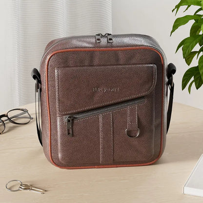 FUR JADEN Sling Cross Body Travel Office Business Messenger one Side Shoulder Bag Unisex