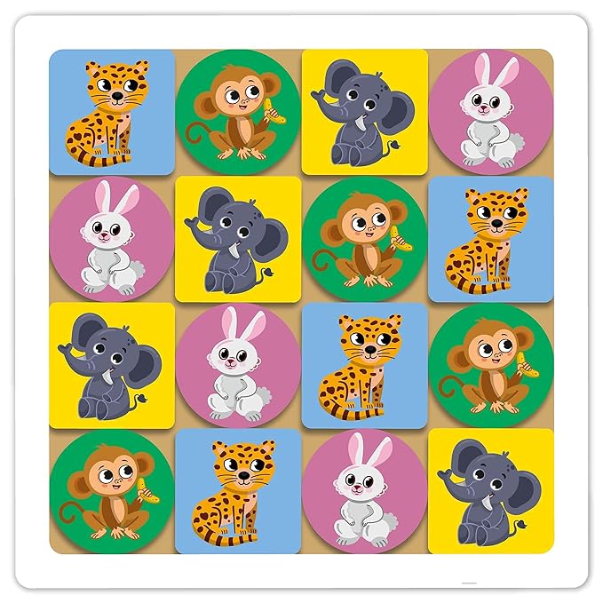 Mini Leaves Sudoku Puzzles Travel Toys for Kids 4 to 6 Years Old | Gift for Boys Girls | Learning Toys | Wooden Sudoku Brain Toys