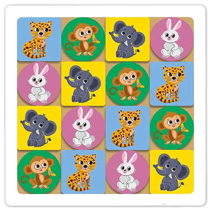 Mini Leaves Sudoku Puzzles Travel Toys for Kids 4 to 6 Years Old | Gift for Boys Girls | Learning Toys | Wooden Sudoku Brain Toys