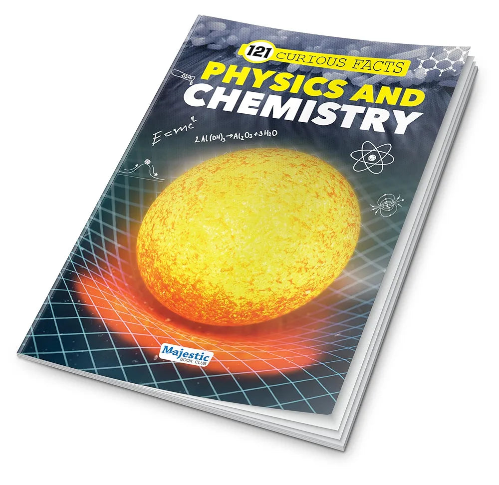 121 Physics and Chemistry Facts Book for Kids Ages 8+ | Educational Paperback with Colourful Images & Bold Text | 121 Curious Facts for All Ages by Majestic Book Club