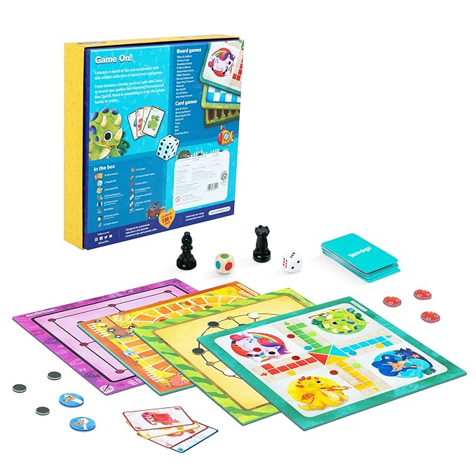 Bloomingo Board and Card Game - Game on 20 in 1 Board Game | Educational Learning Toys for Fine Motor Skills and Cognitive Development