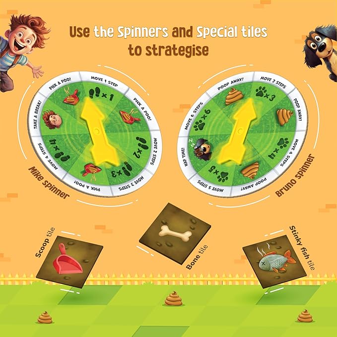 Bloomingo Board Game - Pick a Poo | Hilarious Family Game for Kids & Adults