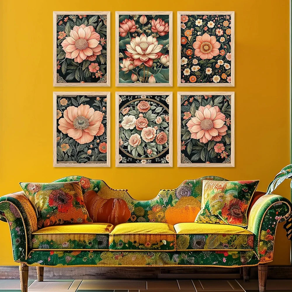 Kotart Wall Art Painting for Wall Decoration Floral Traditional Wall Decoration Art 5