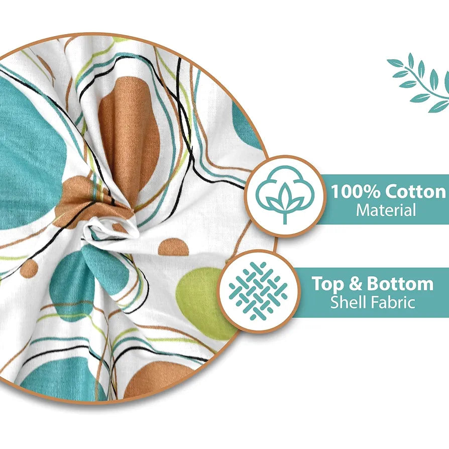 Divine Casa Reversible Cotton AC Blanket Single Bed Dohars Soft Light Weight All Season Dohar TC - 144 Colour Multi color