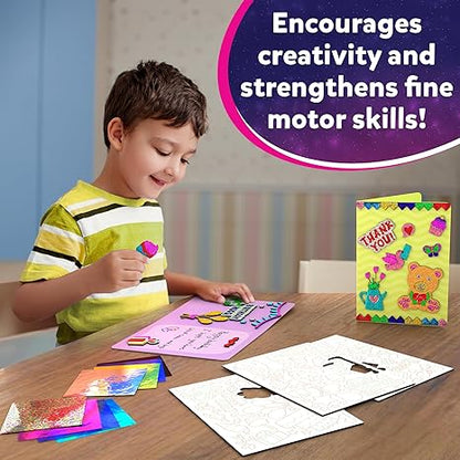 Skillmatics Art & Craft Activity Foil Fun Card Making Set No Mess Art for Kids