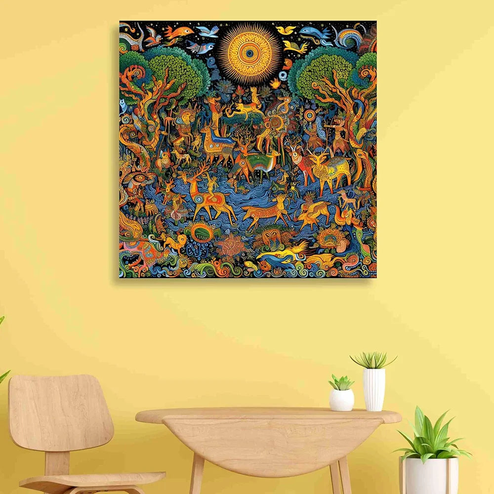 Livin'luxe Paintings Modern Art Canvas Home Decor Wall Paintings With Frame Painting