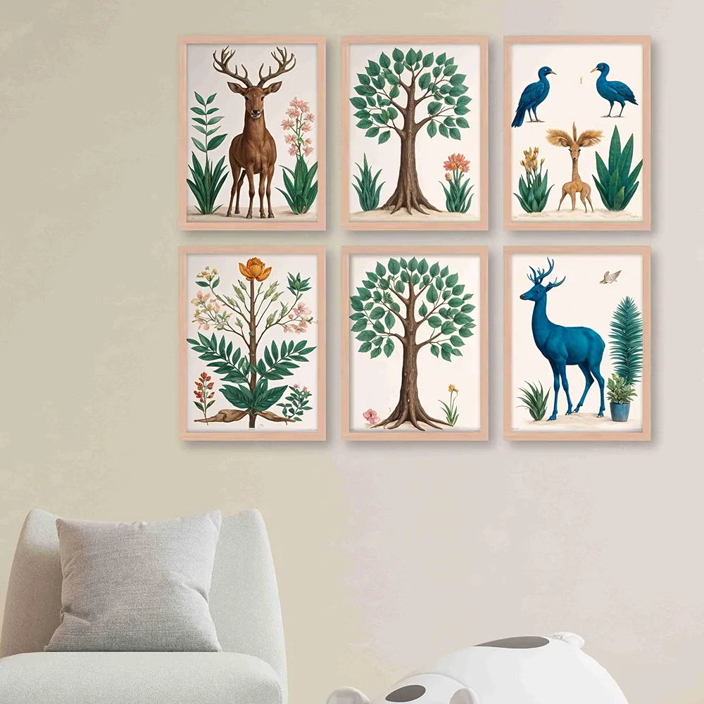 Livin'luxe Paintings Animals Home Decor Wall Paintings With Frame Painting B - 449K6