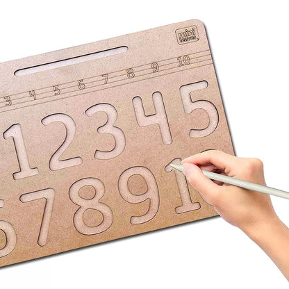 Mini Leaves Number Tracing Board 0 to 10 | Tracing Numbers for Kids | Toddler Writing Tools for Beginners | Learning to Write