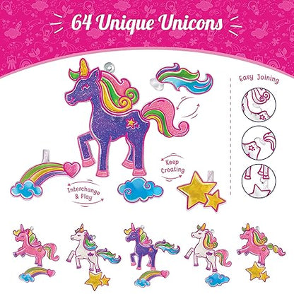Imagimake Window Art Unicorn Glass Painting Kit Art And Craft Kit Girls Sun Catcher Kit