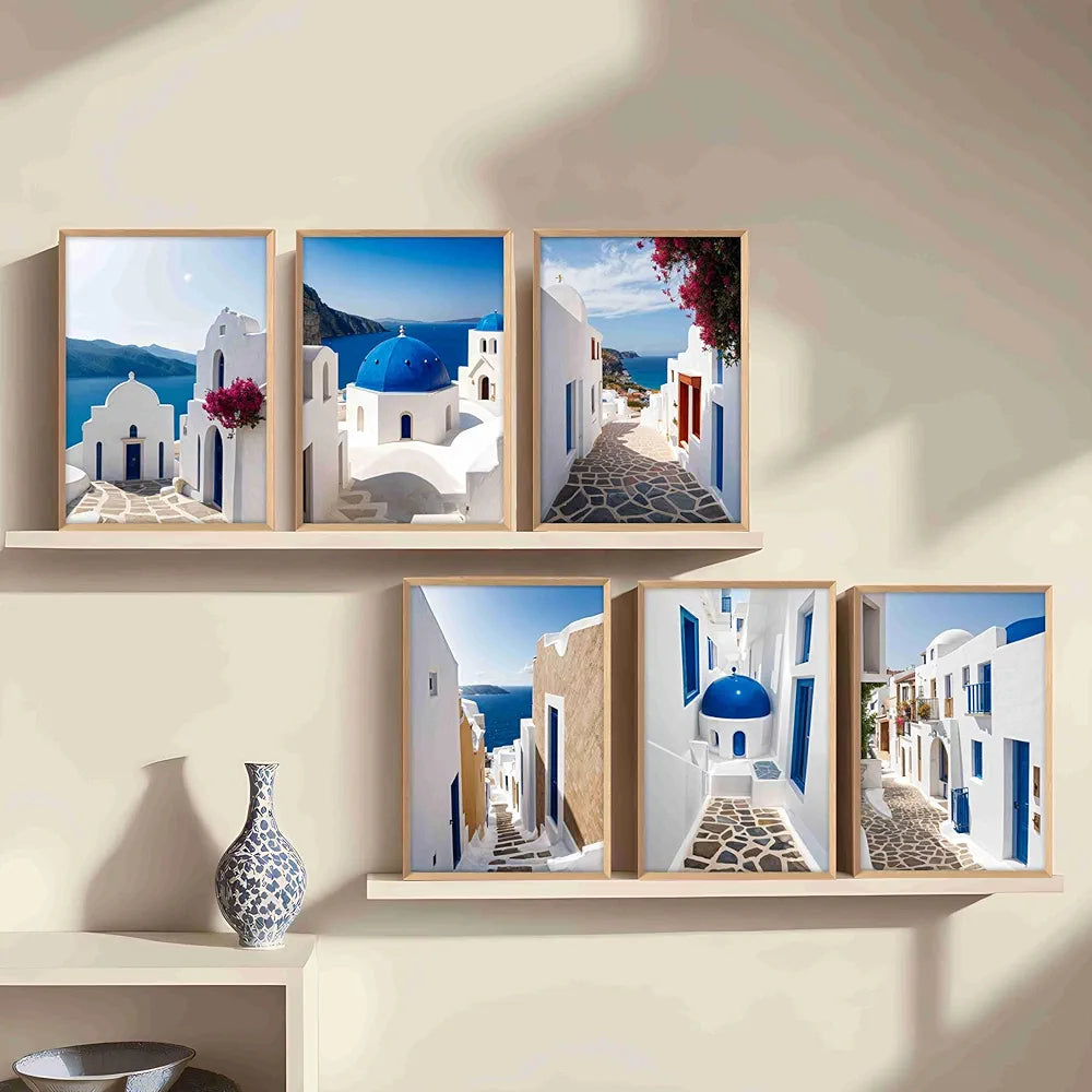 Livin'luxe Paintings City Views Home Decor Wall Paintings With Frame Painting B - 451K6