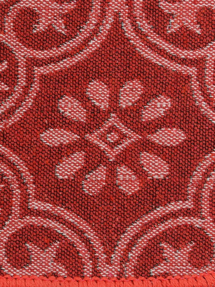 Saral Home Cotton Jacquard Anti Skid Carpet