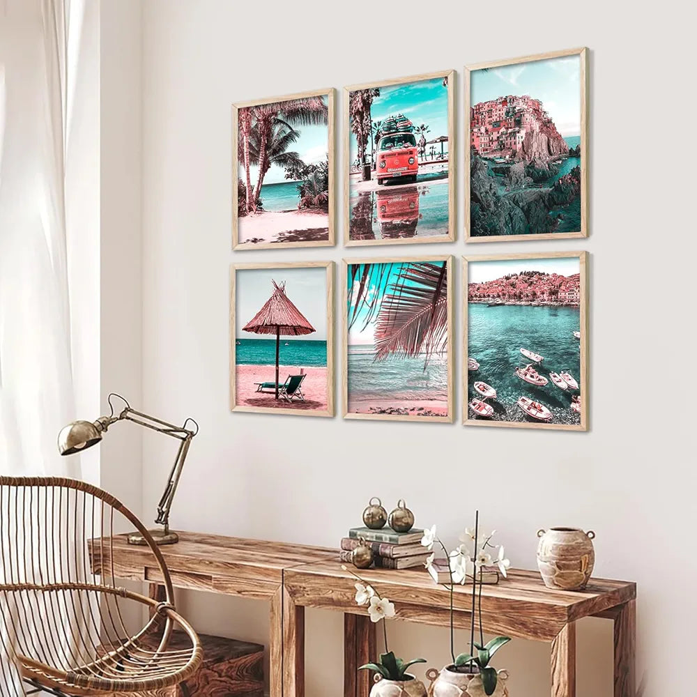 Kotart Travel Theme Digital Painting Travel Inspired Wall Art Prints B