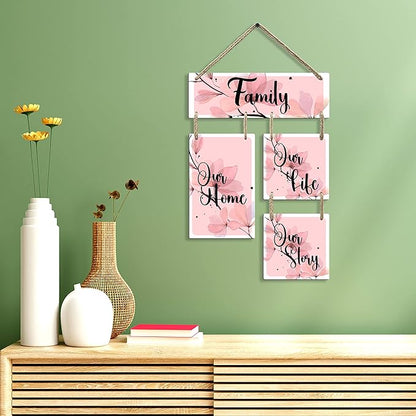 Sehaz Artworks Wooden Wall Hangings for Home Decoration Decorative Items for Home - 4-0032