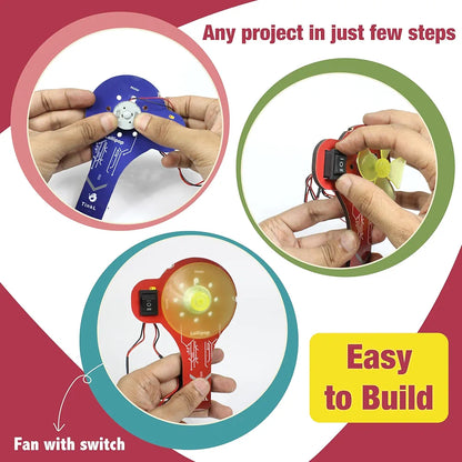 Butterfly EduFields ElectroPlay 100+ Science Projects Kit for Kids Ages 8 10 12 Years Boys Girls | 100+ DIY Science Experiment for Kids | Educational Engineering Toys Best Birthday Gift idea