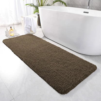 Luxe Home International Runner Super Soft Anti Skid Newman Rug For Bedroom  Rectangular Colour Chocolate