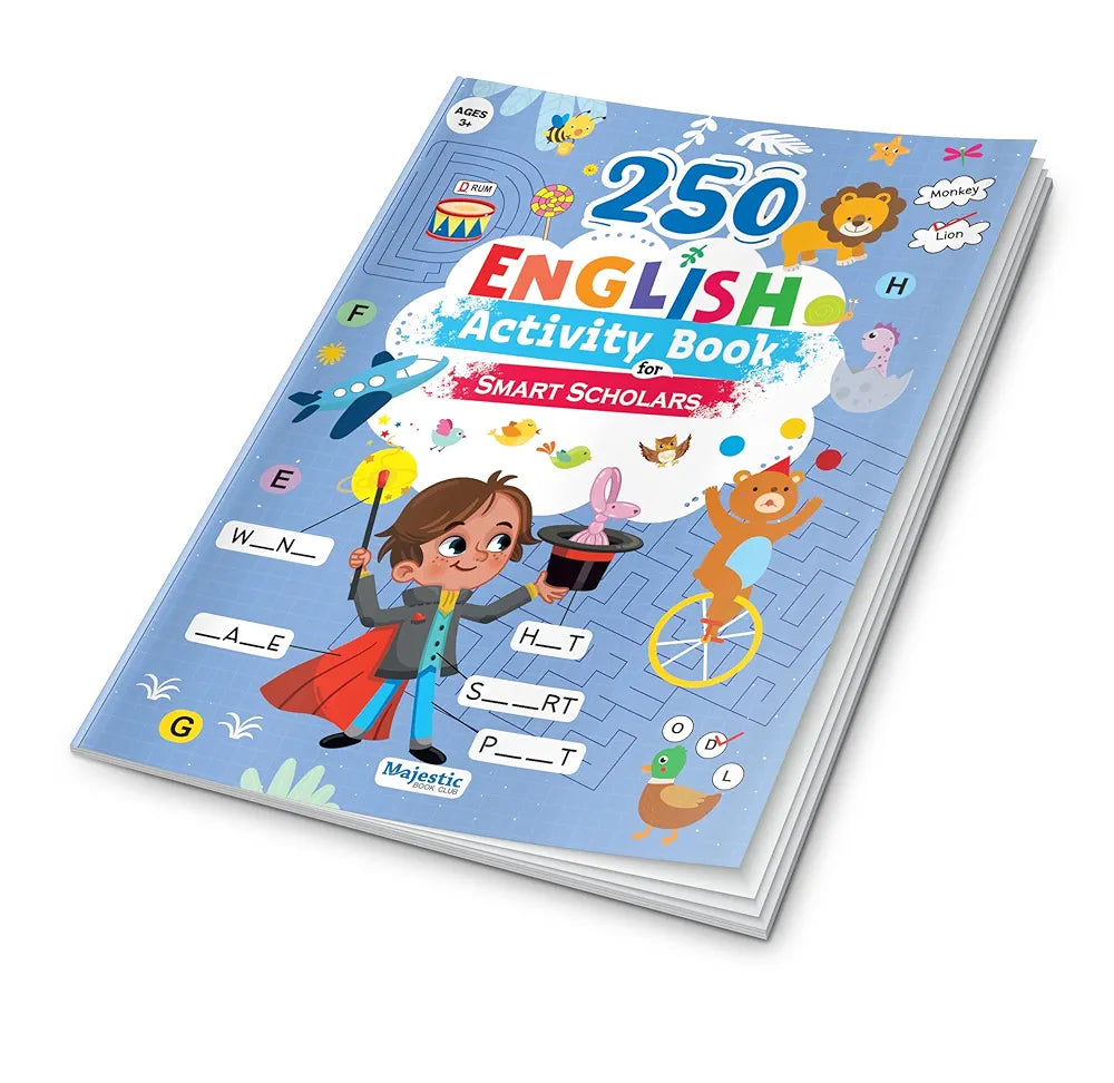 English Activity Book for Age 3+ | 250 Engaging Activities to Build vocabulary and Boost Problem-Solving Skills | Fun Learning | The Book Tree Books
