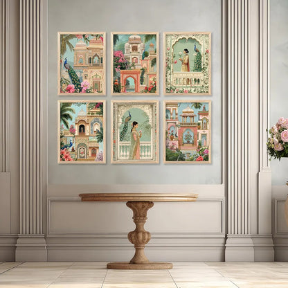 Kotart Madhubani Traditional Indian Wall Art Print for Living Room Framed Art Print Art 3