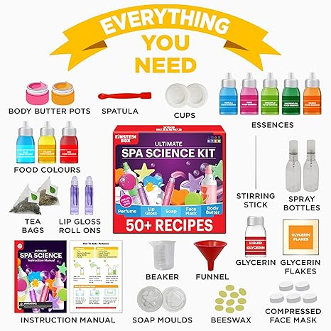 Einstein Box Ultimate Spa Science Kit for for Boys & Girls Birthday Gift