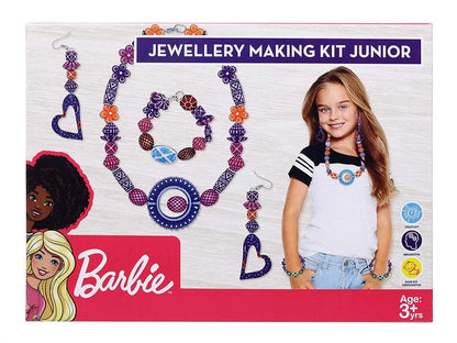 Barbie Jewellery Making KIT Junior for Girls. Make Necklace,EARINGS,Bracelet for Girls