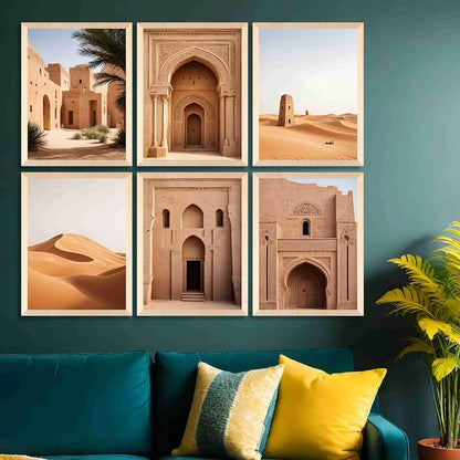 Livin'luxe Paintings Rajasthani Places Home Decor Wall Paintings With Frame B - 458k6