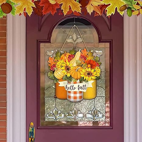Angel Infinite Hello Fall Design Wooden Wall Hanging Wall Hanger For Home Decor Wall Art