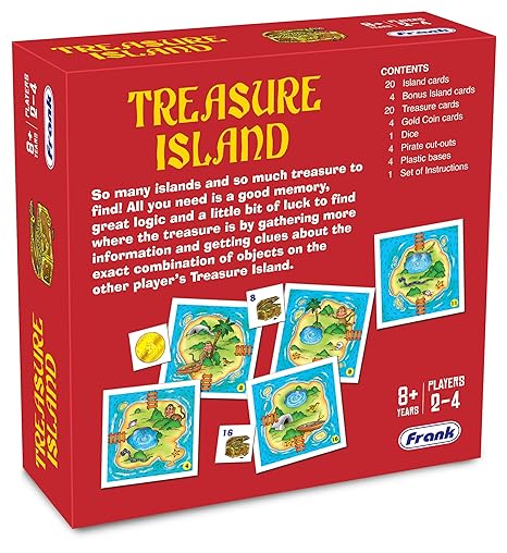 Frank Treasure Island Board Game for Kids Brain Booster Games Unique Gift for Children- 22112