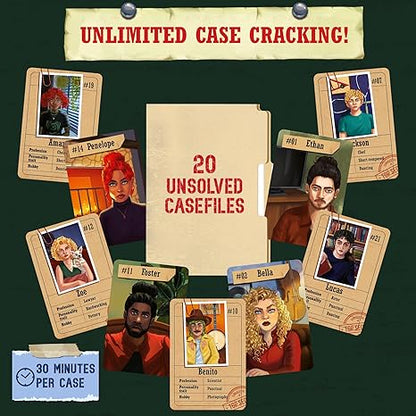 Skillmatics Card Game Catch The Crook Family Friendly Mystery Game Strategy Game Kids
