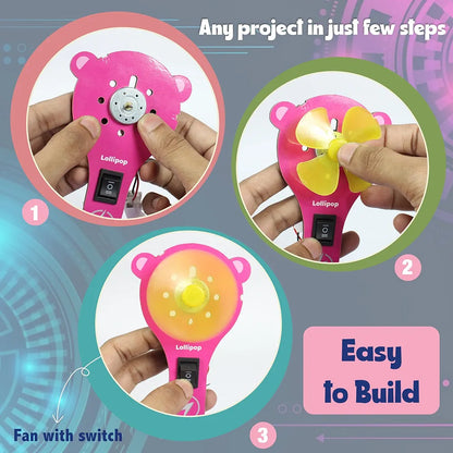 Butterfly EduFields 100+ STEM Engineering Project Kit for Girls Ages 8 10 12 15 Years | Ultimate DIY Science Experiments for Kids | Educational Engineering Toys Best Birthday Gift idea