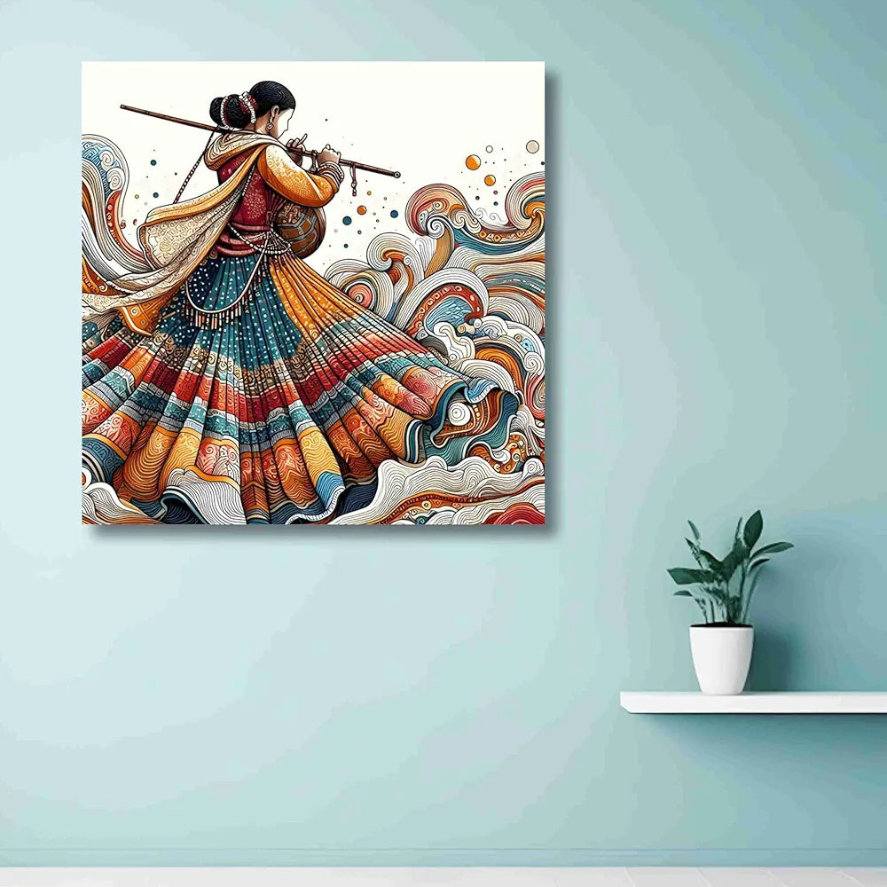 Livin'luxe Paintings Ladies Dance Modern Art Canvas Home Decor Wall Paintings With Frame Painting CR-302