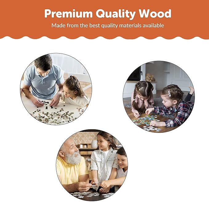 Mini Leaves Panorama View Athens Greece 108 Pieces Wooden Puzzle for Adults | Multicolor 108 Pieces | Wooden Puzzle Box