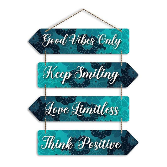 Artvibes Motivational Quotes Wall Hanger for Home Decor | Mdf Wall Decoration | Modern Wooden Wall Art