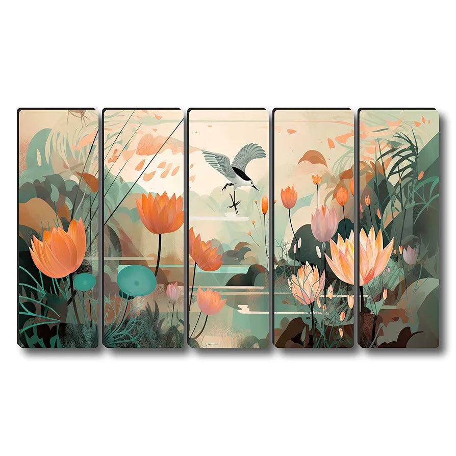 Livin'luxe Multiple Frames Beautiful nature scenery Wall Painting XL35306